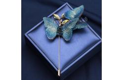 China Captivating Dual Butterfly Brooch – Handcrafted Nature Art | Custom Wing Patterns | Lightweight & Versatile supplier