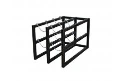 China Fabrication Single Gas Cylinder Rack Oxygen And Acetylene Storage Racks supplier
