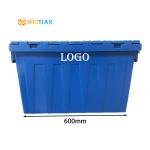 60L Reusable Plastic Moving Boxes Anti slip Hygien HDPE Load 50Kg for sale