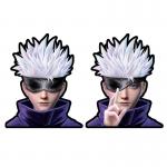 0.45mm PET Jujutsu Kaisen Motion Sticker Lenticular Sticker 3D Anime Designs For Car Cticker Window for sale