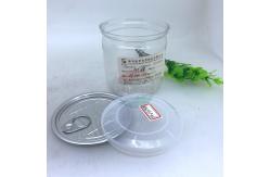 China FDA SGS Clear Plastic Cylinder  Round Shape Candy PET Can Air - Proof supplier