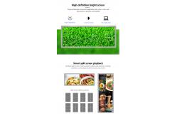 China LCD Double Sides Ceiling Mounted Advertising Window Display Android7.1 supplier