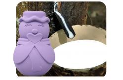 China Pet Snowman Custom Toy Bite Resistant Molar Natural Rubber Biting  Interactive Pet Toys supplier