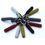 OEM TPU 4 Colorways Plastic Zipper Puller 56*8mm Rubber Puller for sale
