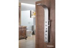 China Shower Panel Wall Mounted Thermostatic Black Spa Rainfall Bath Stainless Steel supplier