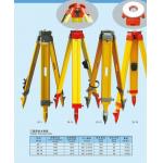 Durable Wooden tripod for Total Station, Automatic Level, GPS with Red Color for sale