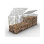 Galfan Landscaping Stone Decorative Welded Mesh Gabions , Welded Gabion Cages for sale