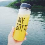 Food Grade PET Tea Juice 500ml Plastic Beverage Bottles for sale