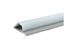 China Medical Equipment White Plastic U Channel Trim Deformation Resistant Plastic Angle Trim supplier