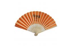China Personalized Customized Printing Bamboo Hand Fan Clack Foldable Japanese Hand Fan supplier