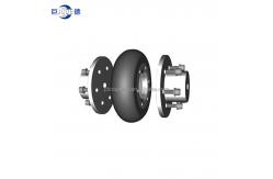China Elastic Tyre Flex Coupling Customized Size Flexible Rubber Shaft Coupling supplier