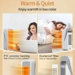 Waterproof Portable Electric PTC Heater Fast Heating In 3s With Child Lock for sale
