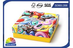 China Rectangle Chocolate Rigid Gift Box , Rigid Paper Packaging Box With Lid supplier