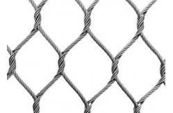 China 3.2mm Wire Rope Mesh 3 × 3 Hole Building Use Knotted Cable supplier