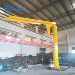 3-ton Capacity Steel Jib Crane With Electric Hoist And Customizable Lift Height for sale