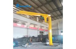 China 3-ton Capacity Steel Jib Crane With Electric Hoist And Customizable Lift Height supplier