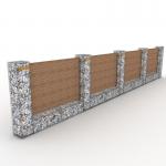 Box Metal Stone Wall 0.3m Length Welded Mesh Gabion for sale