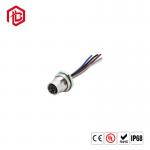8 Pin Waterproof Molded Plug With Cable M12 Connector