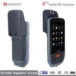 Bluetooth WiFi Biometric Fingerprint Scanner , 8MP Camera Wireless Fingerprint Scanner for sale