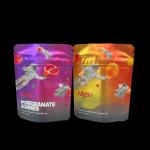 3.5 Gram Plastic Pouches Packaging Custom Label Printed CBD Cookies Resealable k