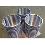 High Performance Industry Level Screen Basket With 0.1-0.55 Seam Size for sale