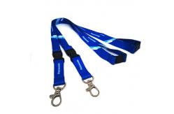 China Heatransfer Printed Blank Polyester Sublimation Lanyard Badge Holder Custom Logo supplier