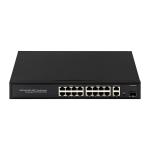 16 Port Gigabit Poe Switch Fiber Network Switch Extended 250m 300W for sale