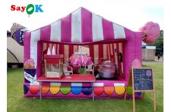 China Inflatable Work Tent Portable PVC Candy Floss Inflatable Air Tent Waterproof supplier