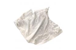 China 97% Cotton White T Shirt Rags 55x60cm with no printings supplier
