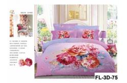 China 3D Reactive Printed Sheet Set Cotton Bedding Set supplier