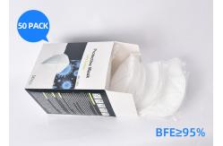 China 95*175mm Earloop Ffp2 Face Mask Non Woven 4 Ply Disposable Custom Printed supplier