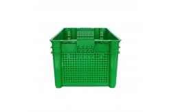 China Vented Collapsible Plastic Storage Crate for Durable and Lightweight Storage supplier