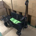 Multipurpose Foldable Wagon Cart Outdoor 7 Inch PU Fold Up Wagon Rear Opening for sale