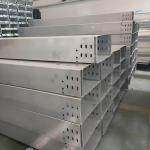 Straight Slot Type Aluminum Cable Tray For Medium Duty Cable Organization for sale