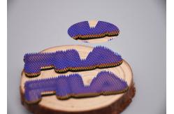 China Silicone Rubber Background Screen Printed Patches 0.8mm 2.0mm For Garments supplier