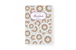 China Cultivate Attitude Gratitude Journal Book , Floral Pattern Custom Made Notebooks supplier