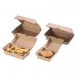 Rigid Paper Custom Printed Burger Boxes Packaging For Fried Chicken Take Out