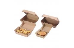 China Rigid Paper Custom Printed Burger Boxes Packaging For Fried Chicken Take Out supplier