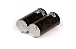 China Black Tea Bag Packaging Paper Composite Cans with Aluminium Pull Ring Lid supplier