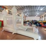Manufacturer Inflatable White Wedding Bouncy House Inflatable Castle For Kids for sale