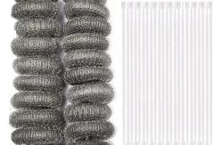 China 2.5CM Stainless Steel Knitted Wire Mesh Rolls For Screens supplier