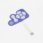 Irregular Shape PET Tactile Membrane Switch With Glossy Matte Surface