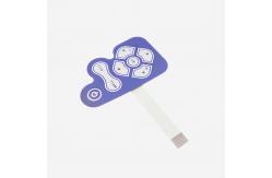 China Irregular Shape PET Tactile Membrane Switch With Glossy Matte Surface supplier