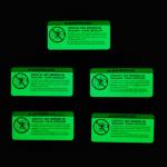 Clothes Hot Press Glow In The Dark Stickers Customizable