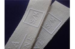 China White Printed Fabric Labels With Silicone Logo For Sports Clothing Patches supplier