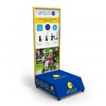 Oak Electric Bicycle Stand Electric Scooter Stand Display For Retail Shop for sale