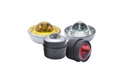 China Roadway Safety LED Solar Road Stud With High Reflection And Tempered Glass supplier