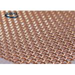 Square EMF Shielding Red 30m  Brass Wire Cloth Ultra Fine Woven Copper Mesh