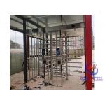 Security Full Height Turnstile Gate Dual Lane Bi Directional For Prison