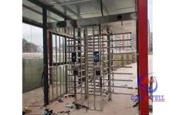 China Security Full Height Turnstile Gate Dual Lane Bi Directional For Prison supplier